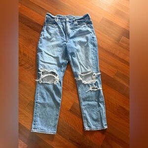 American Eagle Outfitters Light Blue High Rise Jeans